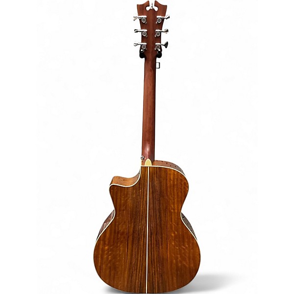 Used D'Angelico dapcsg Black Acoustic Electric Guitar