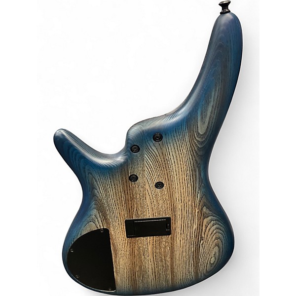 Used Ibanez SR605 5 String Cosmic Blue Electric Bass Guitar