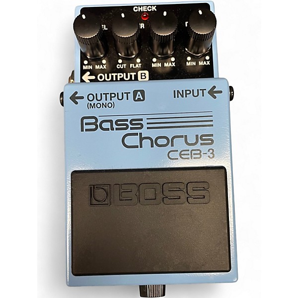 Used BOSS CEB3 Bass Chorus Bass Effect Pedal