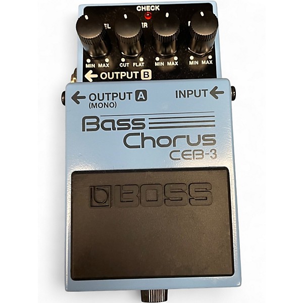 Used BOSS CEB3 Bass Chorus Bass Effect Pedal