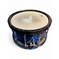 Used SJC Drums 4 Piece CUSTOM Black and Blue Sparkle Drum Kit