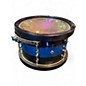Used SJC Drums 4 Piece CUSTOM Black and Blue Sparkle Drum Kit
