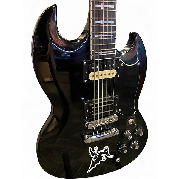 Used Firefly Classic Black Solid Body Electric Guitar