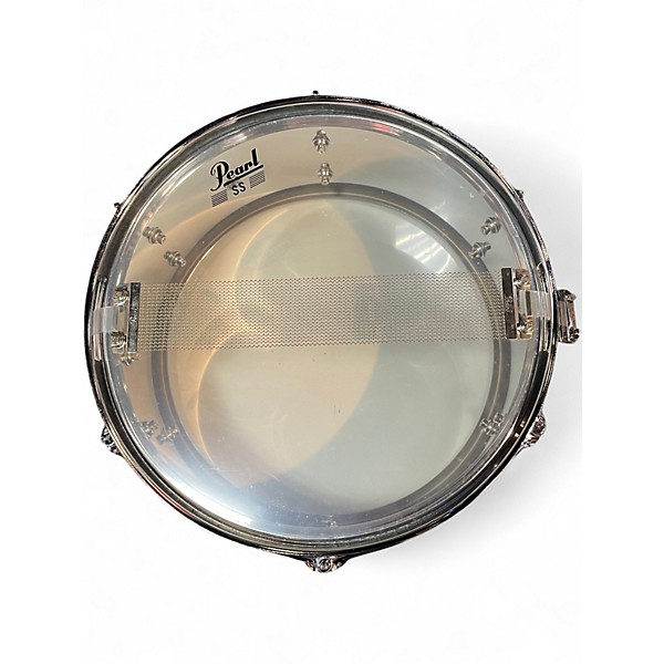 Used Pearl 12X5 Firecracker Snare Silver Drum