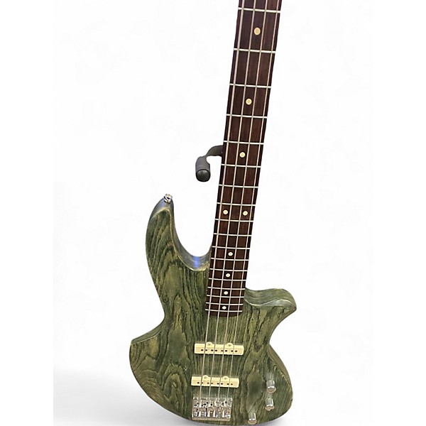 Used Warmoth Z BASS Ocean Blue Electric Bass Guitar