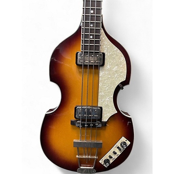 Used Hofner contemporary bbass Sunburst Electric Bass Guitar
