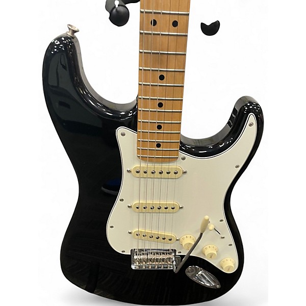 Used Fender Player Stratocaster Black Solid Body Electric Guitar