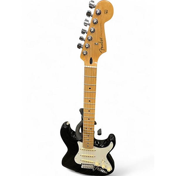Used Fender Player Stratocaster Black Solid Body Electric Guitar