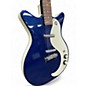 Used Danelectro DC '59 Blue Metal Flake Solid Body Electric Guitar