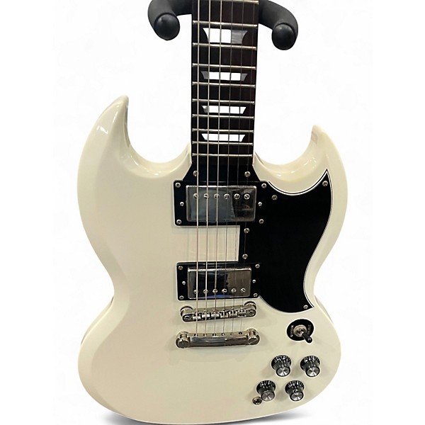 Used Epiphone G400 Custom Shop White Solid Body Electric Guitar