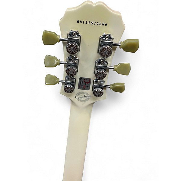 Used Epiphone G400 Custom Shop White Solid Body Electric Guitar