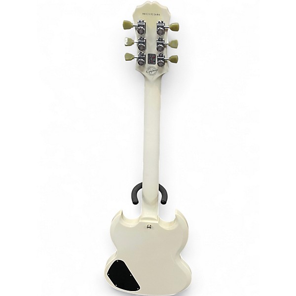 Used Epiphone G400 Custom Shop White Solid Body Electric Guitar