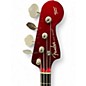 Used Fender Aerodyne Jazz Bass Candy Apple Red Electric Bass Guitar