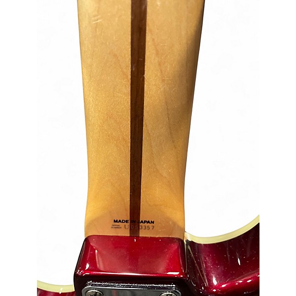 Used Fender Aerodyne Jazz Bass Candy Apple Red Electric Bass Guitar