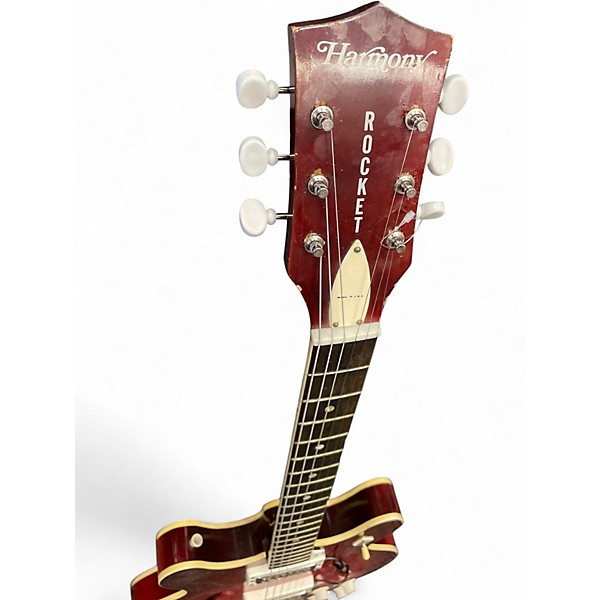 Used Harmony ROCKET REDBURST Hollow Body Electric Guitar
