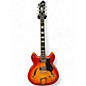 Used Hagstrom Viking Deluxe Cherry Sunburst Hollow Body Electric Guitar thumbnail