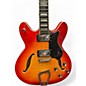 Used Hagstrom Viking Deluxe Cherry Sunburst Hollow Body Electric Guitar