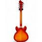Used Hagstrom Viking Deluxe Cherry Sunburst Hollow Body Electric Guitar