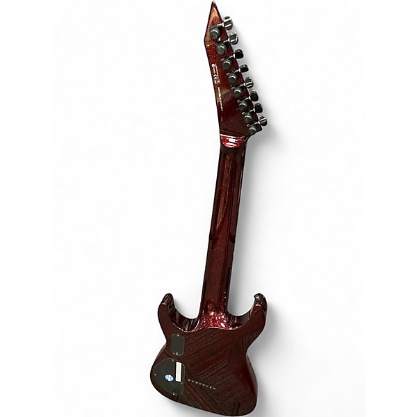 Used ESP LTD SC608B Stephen Carpenter Signature Baritone RED SPARKLE Solid Body Electric Guitar