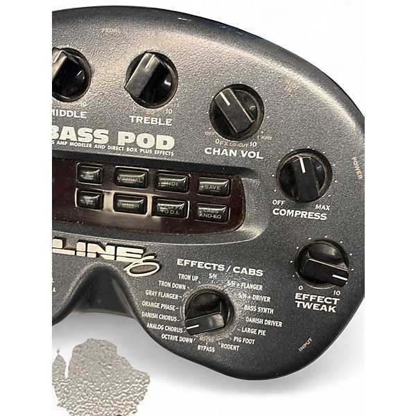 Used Line 6 Bass POD XT Bass Effect Pedal