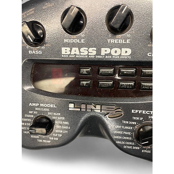 Used Line 6 Bass POD XT Bass Effect Pedal