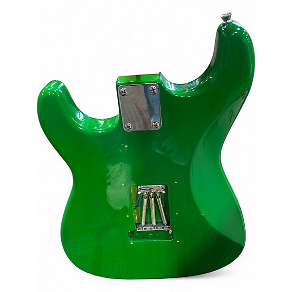 Used Johnson Stratocaster Green Solid Body Electric Guitar