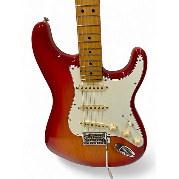 Used Fender Player II CHAMBERED ASH Cherry Sunburst Solid Body Electric Guitar