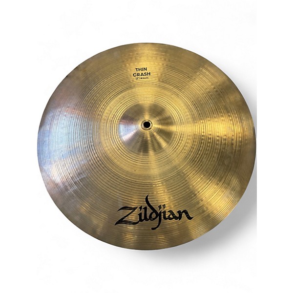 Used Zildjian 17in Thin Crash Cymbal