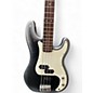 Used Lotus 4 String Bass Guitar- Black and Silver Electric Bass Guitar