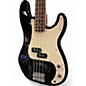 Used Squier p bass Black Electric Bass Guitar