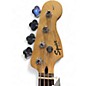 Used Squier p bass Black Electric Bass Guitar