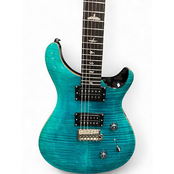 Used PRS SE Custom 24 GREEN Solid Body Electric Guitar