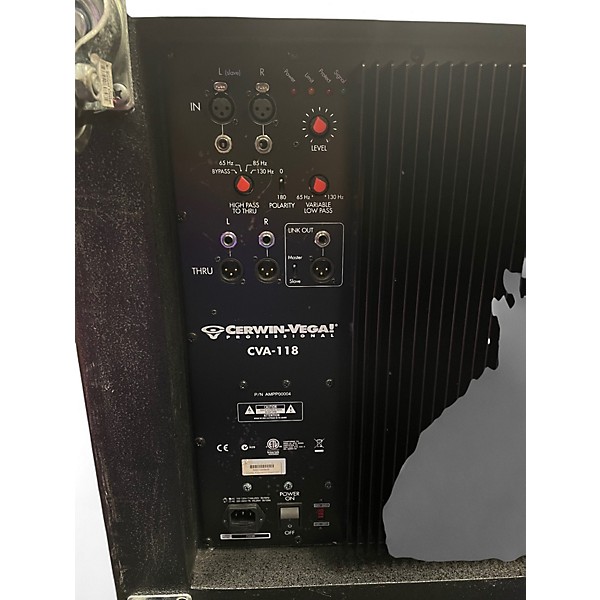 Used Cerwin-Vega CVA118 18in 700W Powered Subwoofer
