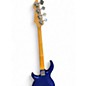 Used Peavey Milestone IV Metallic Blue Electric Bass Guitar