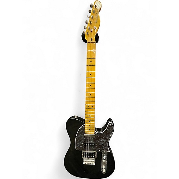 Used Fender Modern Player Telecaster Plus Black Solid Body Electric Guitar
