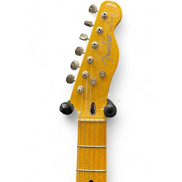 Used Fender Modern Player Telecaster Plus Black Solid Body Electric Guitar