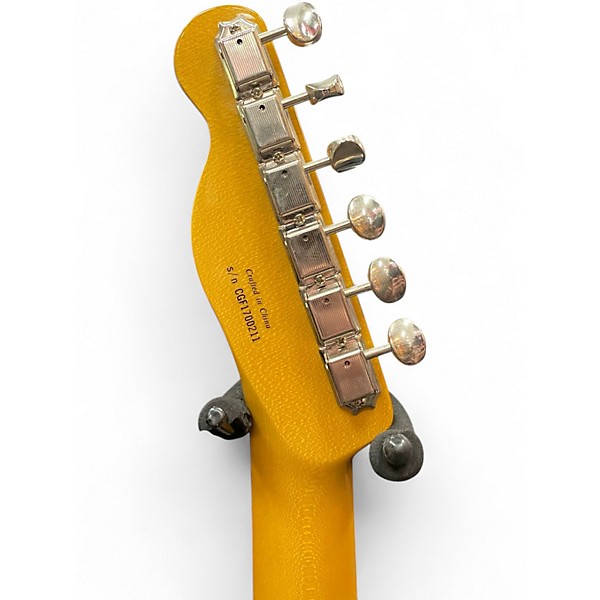 Used Fender Modern Player Telecaster Plus Black Solid Body Electric Guitar