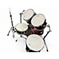 Used Ludwig 4 Piece Accent Red Sparkle Drum Kit