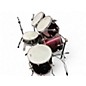 Used Ludwig 4 Piece Accent Red Sparkle Drum Kit