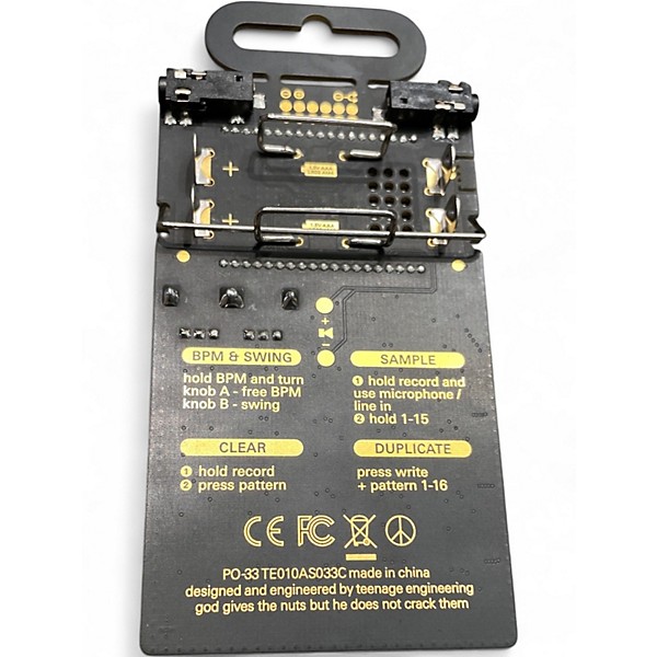 Used teenage engineering K.O. PO-33 POCKET OPERATOR Production Controller