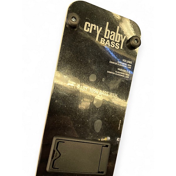 Used Dunlop 105Q Cry Baby Bass Wah Bass Effect Pedal