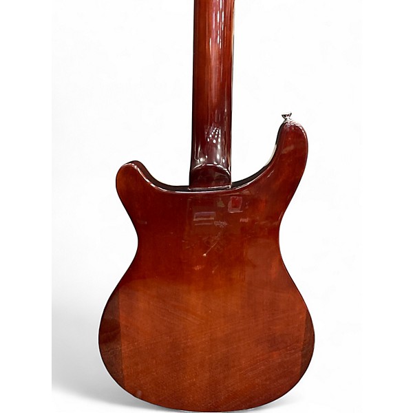 Used Harley Benton CST-24 Tobacco Flame Hollow Body Electric Guitar