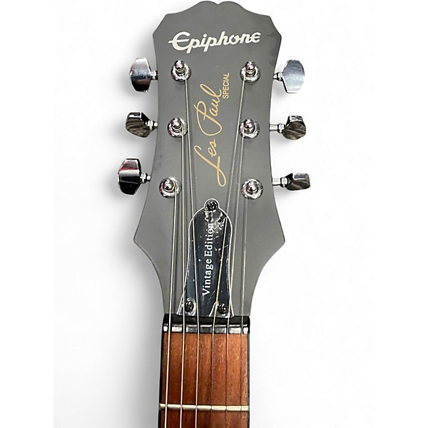 Used Epiphone Les Paul Special Vintage Edition Black Solid Body Electric Guitar