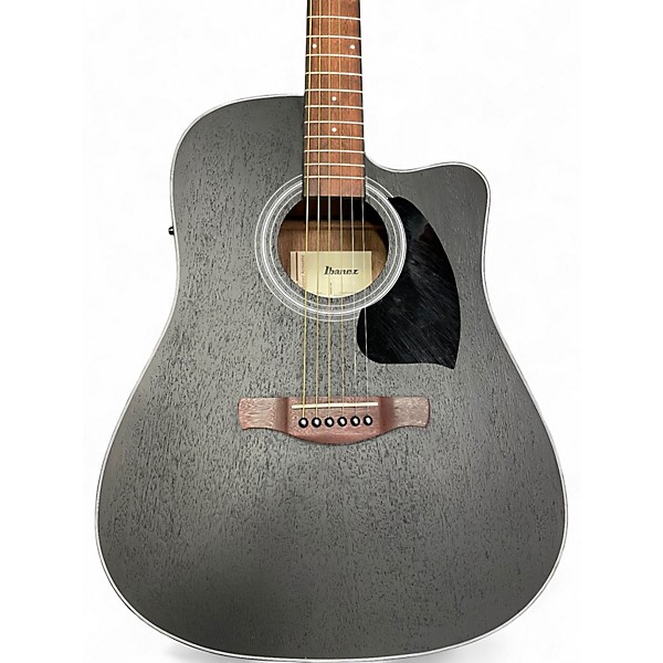 Used Ibanez PF54CE-WKH Black Acoustic Electric Guitar