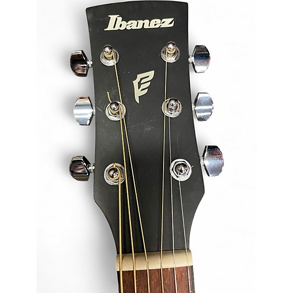 Used Ibanez PF54CE-WKH Black Acoustic Electric Guitar