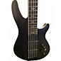 Used 2025 Schecter Guitar Research SLS Elite-5 Evil Twin Satin Black Electric Bass Guitar
