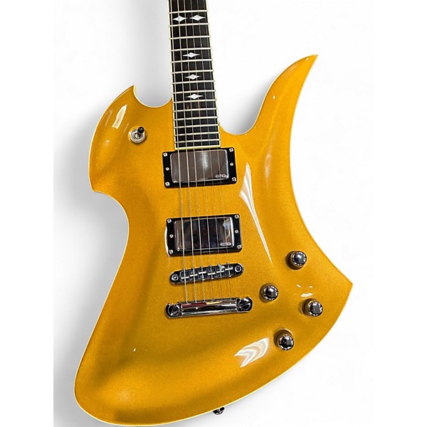 Used B.C. Rich Pro X Mockingbird Gold Top Solid Body Electric Guitar