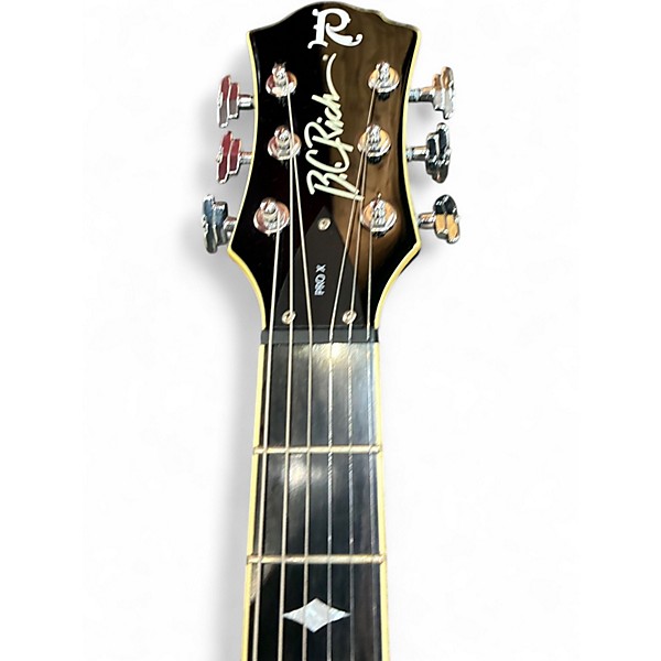 Used B.C. Rich Pro X Mockingbird Gold Top Solid Body Electric Guitar