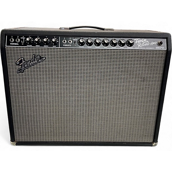 Used Fender 1965 Reissue Twin Reverb 85W 2x12 Tube Guitar Combo Amp