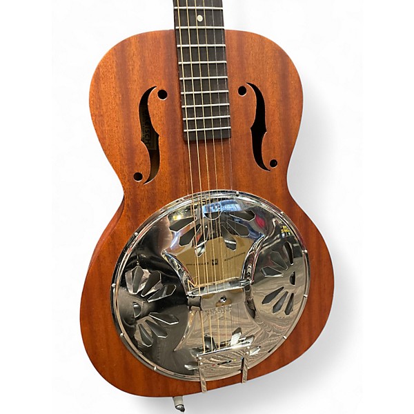 Used Gretsch Guitars G9200 Boxcar Round Neck Natural Resonator Guitar